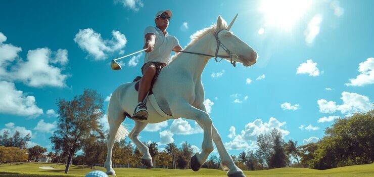 The Fusion of Elegance and Excitement: Exploring the Concept of a ‘Golf Horse Race’